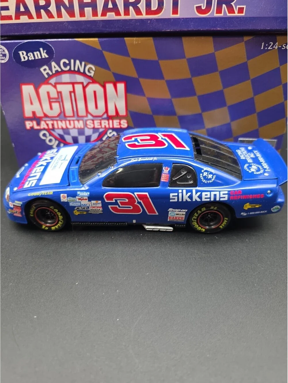 Action #31 Dale Earnhardt Jr Sikkens Car Refinishes 1998 Diecast Car Bank